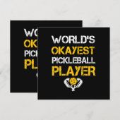 Paddle von Funny Pickleball - Pickleballing & P (Vorne/Hinten)