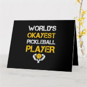 Paddle von Funny Pickleball - Pickleballing & P Karte (Gelbe Blume)