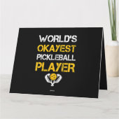 Paddle von Funny Pickleball - Pickleballing & P Karte (Rückseite)