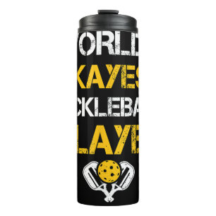 Paddle von Funny Pickleball - Pickleballing & P Thermosbecher