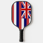 Paddle von Hawaii-Staatsflagge Pickleball (Rückseite)
