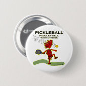 Paddle von Pickleball mit anderen Button (Vorne & Hinten)