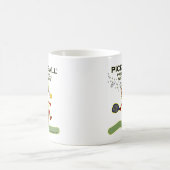 Paddle von Pickleball mit anderen Kaffeetasse (Mittel)