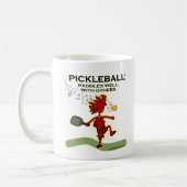 Paddle von Pickleball mit anderen Kaffeetasse (Links)