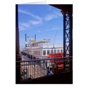 Paddle Wheeler am Fluss