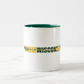Paddle Wisconsin Kayaking Zweifarbige Tasse (Mittel)