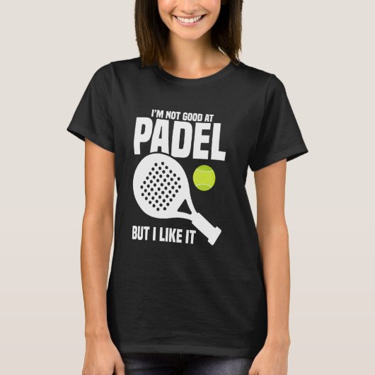 Paddleball Game Player Nicht gut Racker Lover Pade T-Shirt (Vorderseite)