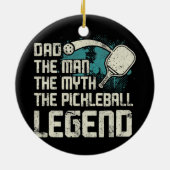 Paddleball-Sportpaddel für Mens Pickleball Keramik Ornament (Hinten)