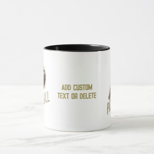 Paddleball T-Shirt Sports Lover Pickleball Player Tasse (Zentrum)