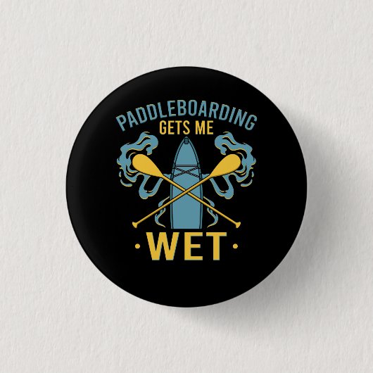 Paddleboard Paddleboarding Button (Vorderseite)