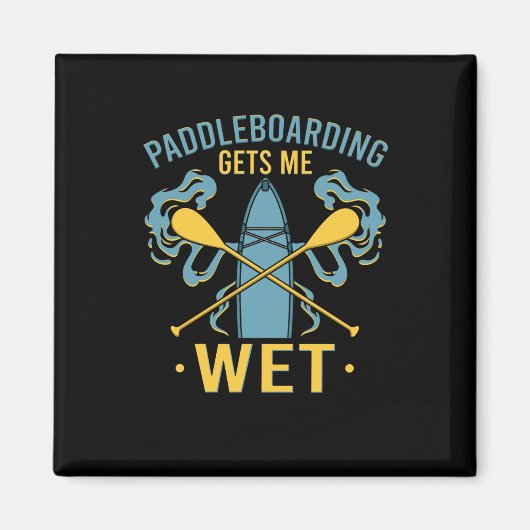 Paddleboard Paddleboarding Magnet (Vorne)