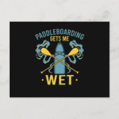 Paddleboard Paddleboarding Postkarte (Vorderseite)