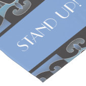 Paddleboarder aufstehen kurzer tischläufer (Ecke)