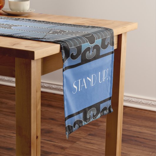 Paddleboarder aufstehen kurzer tischläufer (Beispiel)