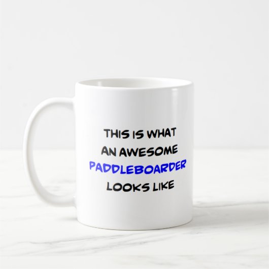 Paddleboarder, phantastisch kaffeetasse (Links)