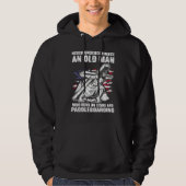 Paddleboarding Dad Christian Paddle Board Grandpa Hoodie (Vorderseite)