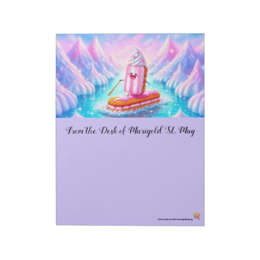 Paddleboarding-Gebäck Notizblock (Rotiert)