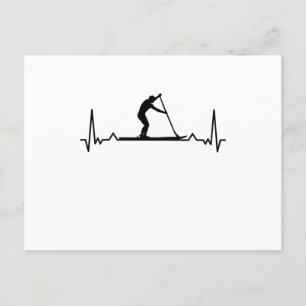 Paddleboarding-Geschenk für Paddle-Boarder Postkarte