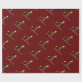 Paddleboarding Geschenkpapier (Flach)