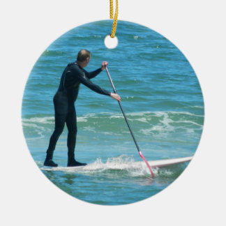 Paddleboarding Keramikornament