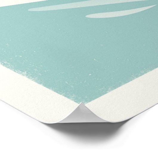 Paddleboarding Lake Washington Poster (Ecke)