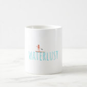 Paddleboarding mit Wasserlust Kaffeetasse (Mittel)
