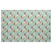 Paddleboarding Weihnachten Stoff (Fat Quarter (45,7 x 55,9 cm))