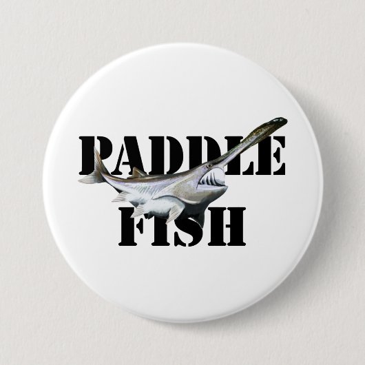 Paddlefisch Button (Vorderseite)