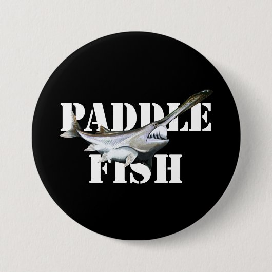 Paddlefisch Button (Vorderseite)