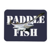Paddlefisch Magnet (Horizontal)
