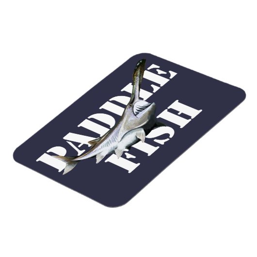 Paddlefisch Magnet (Linke Seite)