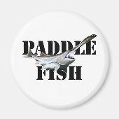 Paddlefisch Magnet (Vorne)