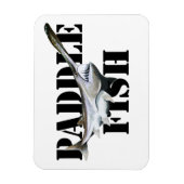 Paddlefisch Magnet (Vertikal)