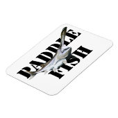 Paddlefisch Magnet (Linke Seite)