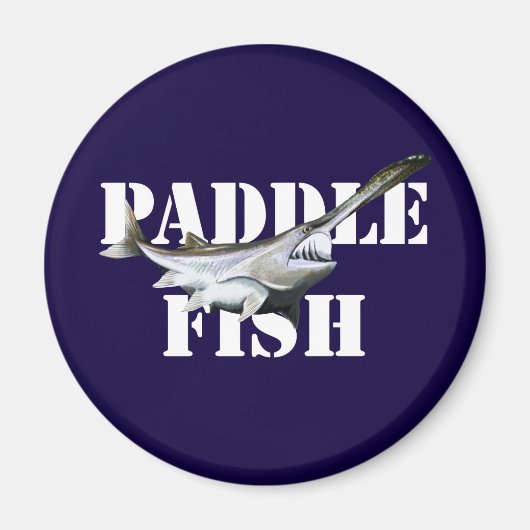 Paddlefisch Magnet (Vorne)