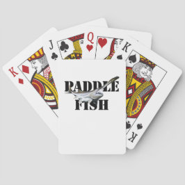 Paddlefisch Spielkarten