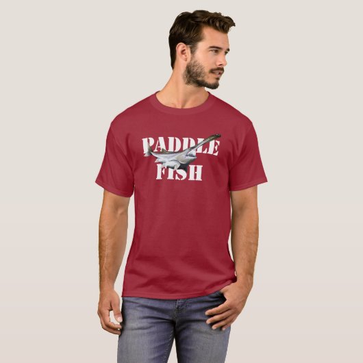 Paddlefisch T-Shirt (Vorne ganz)