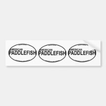 Paddlefish-Euro-Aufkleber