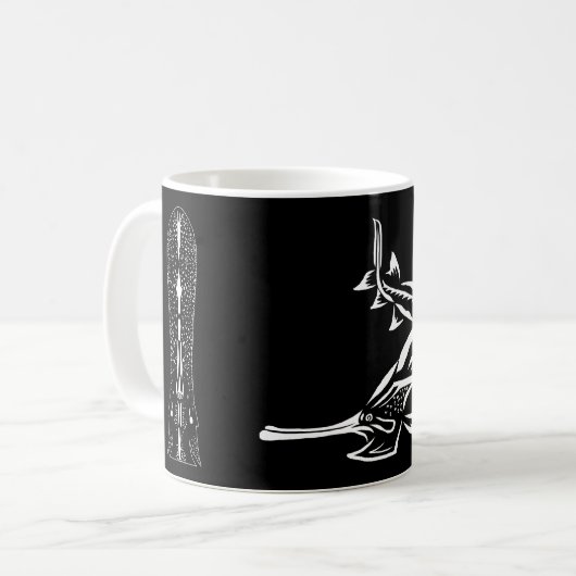 Paddlefish-u. Rostrum-Entwurf Kaffeetasse (Vorderseite Links)