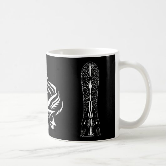 Paddlefish-u. Rostrum-Entwurf Kaffeetasse (Rechts)