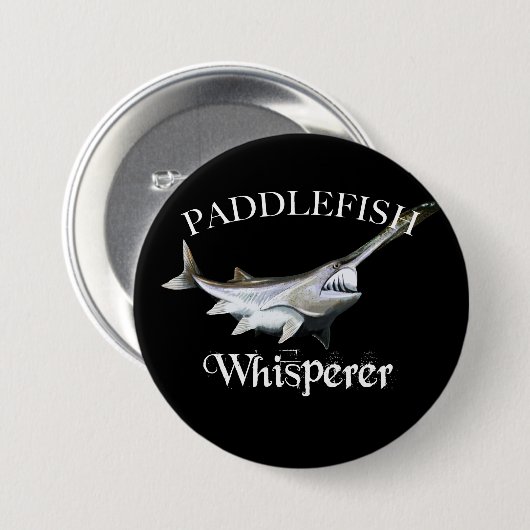 Paddlefish Whisperer Button (Vorne & Hinten)