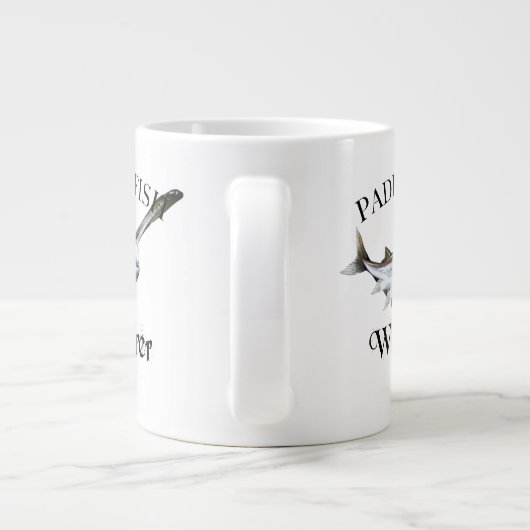 Paddlefish Whisperer Jumbo-Tasse (Rückseite)
