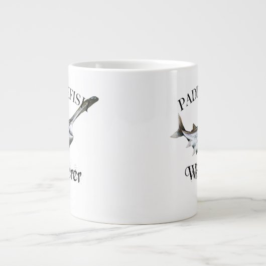Paddlefish Whisperer Jumbo-Tasse (Vorderseite)