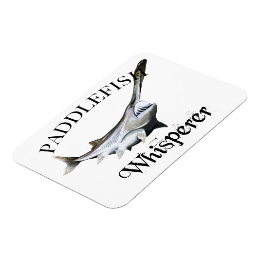Paddlefish Whisperer Magnet (Linke Seite)