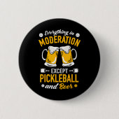 Paddlell Tennis - Dminton Beer Tasse Picklell and  Button (Vorderseite)