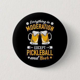 Paddlell Tennis - Dminton Beer Tasse Picklell and Button