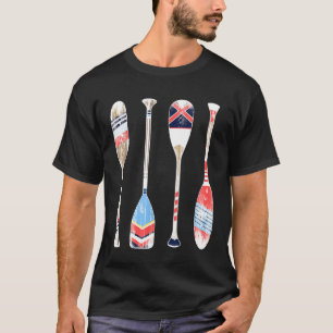 Paddles Rudern Paddle Board Vornehm Vintage Grafik T-Shirt