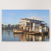 Paddlesteamer, früh morgens, Mannum Puzzle (Horizontal)