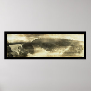 Paddlewheeler Yukon Photo 1899 Poster