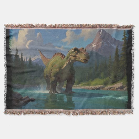Paddling Brontosaurus & River Fun Decke (Vorderseite)